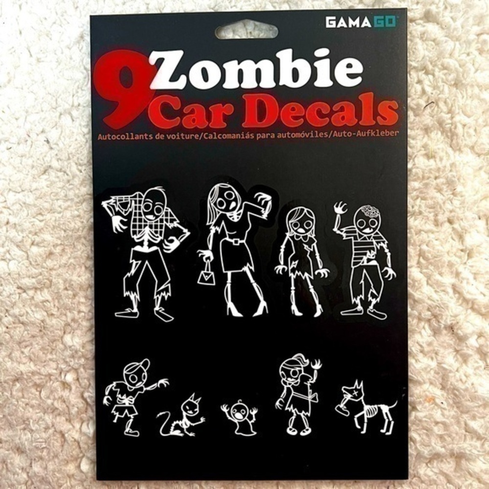 Gamago Zombies Car Stickers